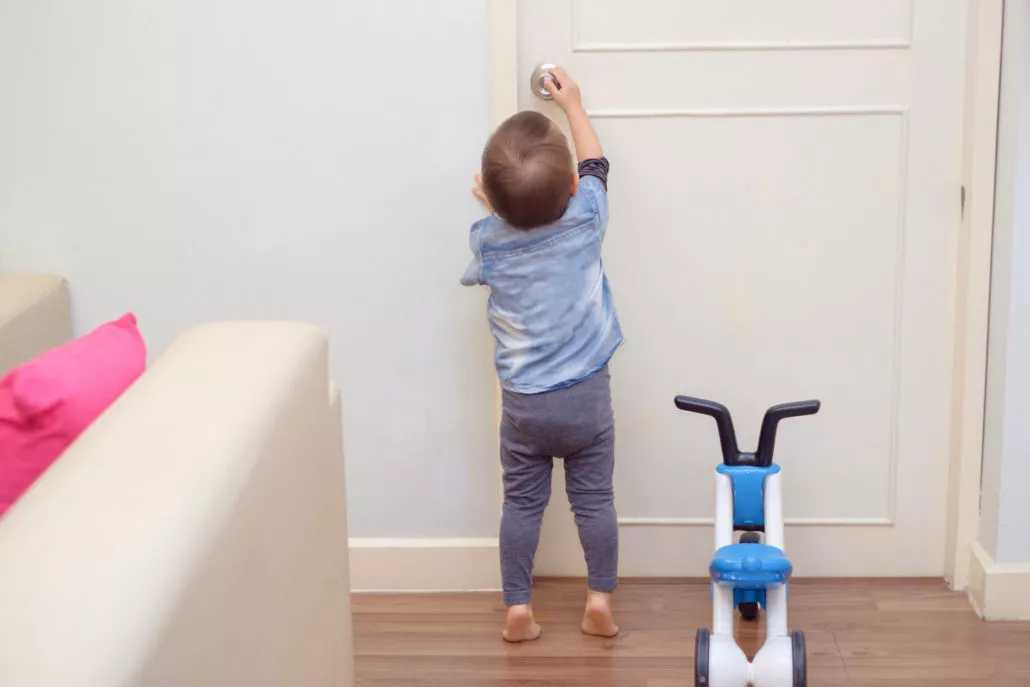 toddler at the door realestate ke