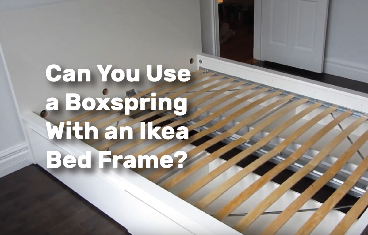 ikea bed with boxspring and mattress